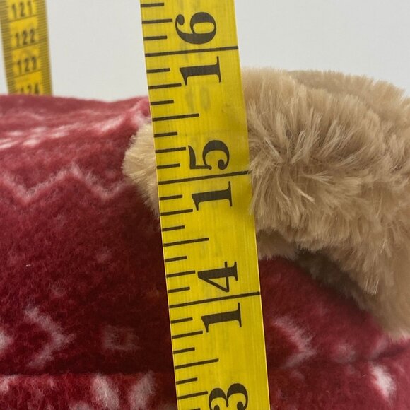 Russ Berrie Winter Christmas Sitting Brown Bear Plush Aspin 15 Inch - Picture 9 of 10